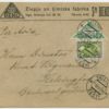 1924 air mail cover w. imperf. 20mk, Tallinn-Helsinki