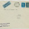 1937 air mail cover Tallinn-Malmö, Sweden