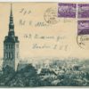 1939 Tallinn pictorial cover Tallinn-London, nice franking