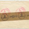 1940 mixed franking w. christmas poster stamp, Tallinn-Holland - Image 2