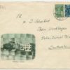 1940 Pärnu censored pictorial cover, Pärnu-Germany