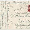 1938 postcard with 18s stamp, Haapsalu-Dresden
