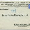1940 censored commercial letter, Tallinn-Copenhagen