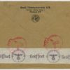 1940 censored commercial letter with 30s pigeon, Tallinn-Dortmund - Image 2