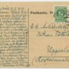 1919 censored postcard, number in pair, Tallinn-Uppsala