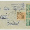 1919 multifrank letter Tallinn-Borga, Finland