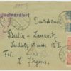 1919 R-letter, censored by "censor 49", Tartu-Berlin