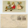 1942 letter, reconstruction fund 2x15kop, Paeküla-Tallinn