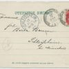 1899 litho postcard Valga/Walk, posted in TPO 90 Taps-Derpt to Schleissheim - Image 2