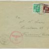 1941 cover with swastika stamps and feldpost, Narva-Tallinn