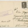 1939 censored postcard, printed matter rate 6s, Viljandi-Helsinki-Tornio