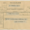 1930s telegram with seal, Pärnu-Tartu