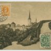 1919 correctly franked postcard Tallinn-Germany