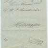 1856 entire folded letter Reval/Tallinn-Helsinki