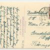 1939 postcard w. 18s stamp, Tallinn Vaksal-Bendeleben