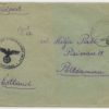 1942 censored Estonian volunteer field post to Põltsamaa, Estnische Schutzmannschafts-Abteilung Fellin