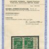 1941 Tartu swastika 20kop proof H/O G:1 pair - Image 3