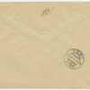 1924 registered letter w. 15mk imperf. viking ship, Paide-Türi - Image 2