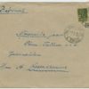 1925 incoming letter w. 20kop small heads Gold Standard stamp, Moscow-Mõisaküla
