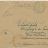 1943 Ostland feldpost Panzerjäger Lazarett Kemmern/Kemeri/Jurmala, Latvia