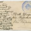 1917 field post from Estonian unit + photo of serviceman, to Turbla
