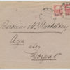 1920 1mk overprint with error E:7, postmaster performation Paide-Ahja