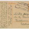 1918 censored Ob Ost stationery Walk/Valga - Waldhausen, Württemberg