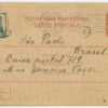NB! 1941 ESSR upfranked stationery Tallinn-Sao Paolo, Brazil