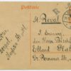 NB! 1918 Ob Ost stationery card Dorpat/Tartu-Reval/Tallinn, rare censor mark from Riga