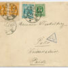 1919 censored cover "S. K. Tr. 10", Tartu - Paide - Pallo/Palu, baroness Stackelberg