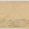 1920 commercial cover,  strip of 4 "1 Mk" overprint, Paide - Tallinn - Image 2