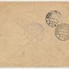 1915-1916 set of 2 field post letters of Estonian serviceman in Russian army, Western Front, Warsaw, Poland