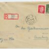 1944 Gestapo R-letter through Estonian postal system, Tallinn - Arensburg/Kuressaare