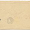 1943 mixed franking, R-letter "Eesti aianduse-mesinduse keskselts", Tallinn - Kuressaare. - Image 2