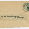 1918 Ob Ost printed matter wrapper Dorpat/Tartu - Nuustaku/Otepää (front only) 2