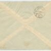 1922 commercial R-cover w. IMPERFORATE pair of 10mk blacksmith, Tartu-Leipzig, FAULTS - Image 2