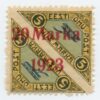 1923 perforated air mail 20mk (*/MH) Mi 44A, signed Teetsov