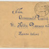1919 Paide/Weissenstein provisional postmark, fist day (?) postmaster perforation