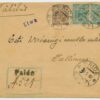 1919 provisional R-letter with Paide postmaster perforation