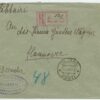 1923 commercial R-letter Viljandi Õpetajate Liidu raamatukauplus - Hannover