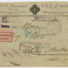 NB! 1916 business printed matter with Remboursement / Наложенный платежъ, "Postimees" Jurjew/Tartu - Mehntack/Mäetaguse
