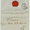1848 pre-philately letter from Baron Uexküll, Keblas/Kelbaste - Pernov/Pärnu