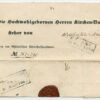 1860 pre-philately letter, postmark WEISSENSTEIN POLUCHENO, from Revel/Tallinn