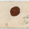 1860 pre-philately letter, postmark WEISSENSTEIN POLUCHENO, from Revel/Tallinn - Image 2