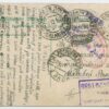 1916 3x censored post card to active army, TPO 240 Moiseküll-Revel - Sveaborg/Suomenlinna/Helsinki fortress