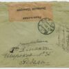 1916 censored R-letter, Revel military censor, Revel/Tallinn - Paris - Image 2