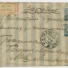1917 R-letter "Taken from collection box", Гайнаш/Ainaži/Heinaste - Weissenstein/Paide