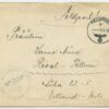 1942 field post letter "Kriegsmarine Hafenkapitan Fredericia", Fredericia, Denmark - Reval/Tallinn