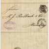 1881 Imperial Russia commercial printed matter 2 kop Reval/Tallinn - Hamburg, Germany - Image 3
