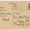 1918 Ob Ost stationery Reval/Tallinn - Leipzig, Germany